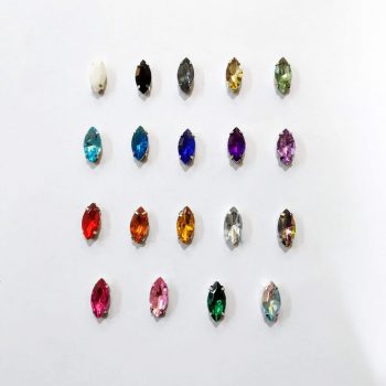 Gemas Engarzadas navette 7x15 mm