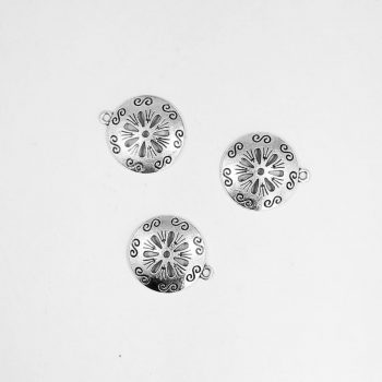 Dije Medalla bombe niquel x10