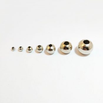 Bolitas de metal niqueladas