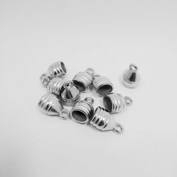 Capuchon plástico metalizado oval