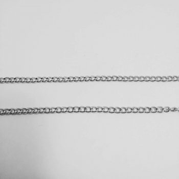 Cadena hierro niquel grumet 4 mm
