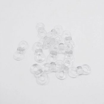 Portalentes transparentes silicona sin resorte