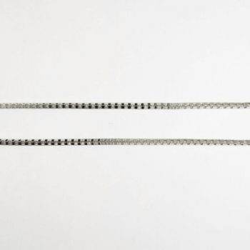 Cadena niquel cubo 3 mm
