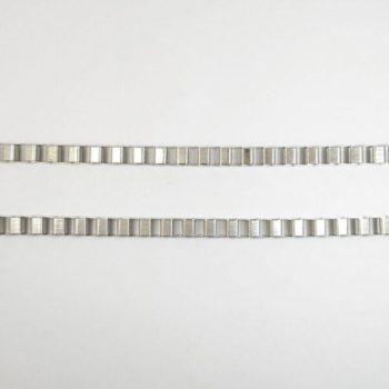 Cadena niquel cubo 6 mm