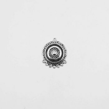 Dije colgante redondo bombe