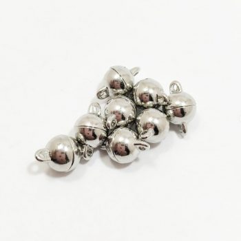 Cierre con iman bolita niquel