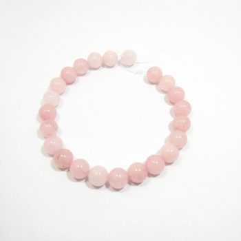 Piedra bolita 8 mm cuarzo rosa