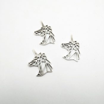 Dije unicornio metal niquel x10