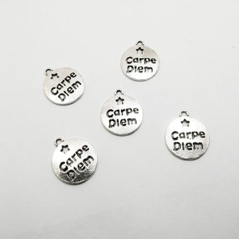 Dije metal niquel medalla carpe diem x10