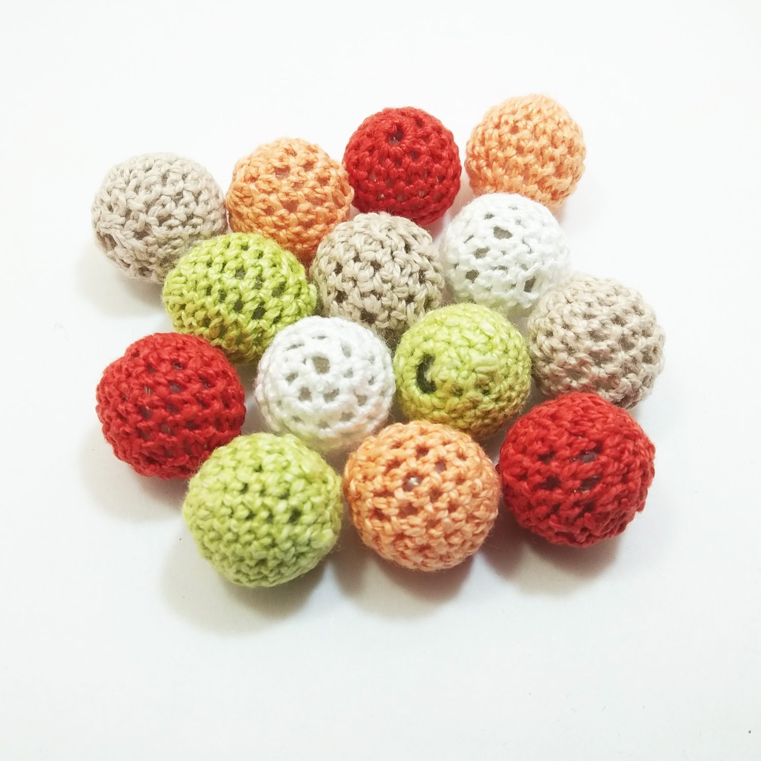 Bolitas crochet 18 mm x10u