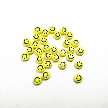 Pastillas caritas smile amarillas chicas x100u