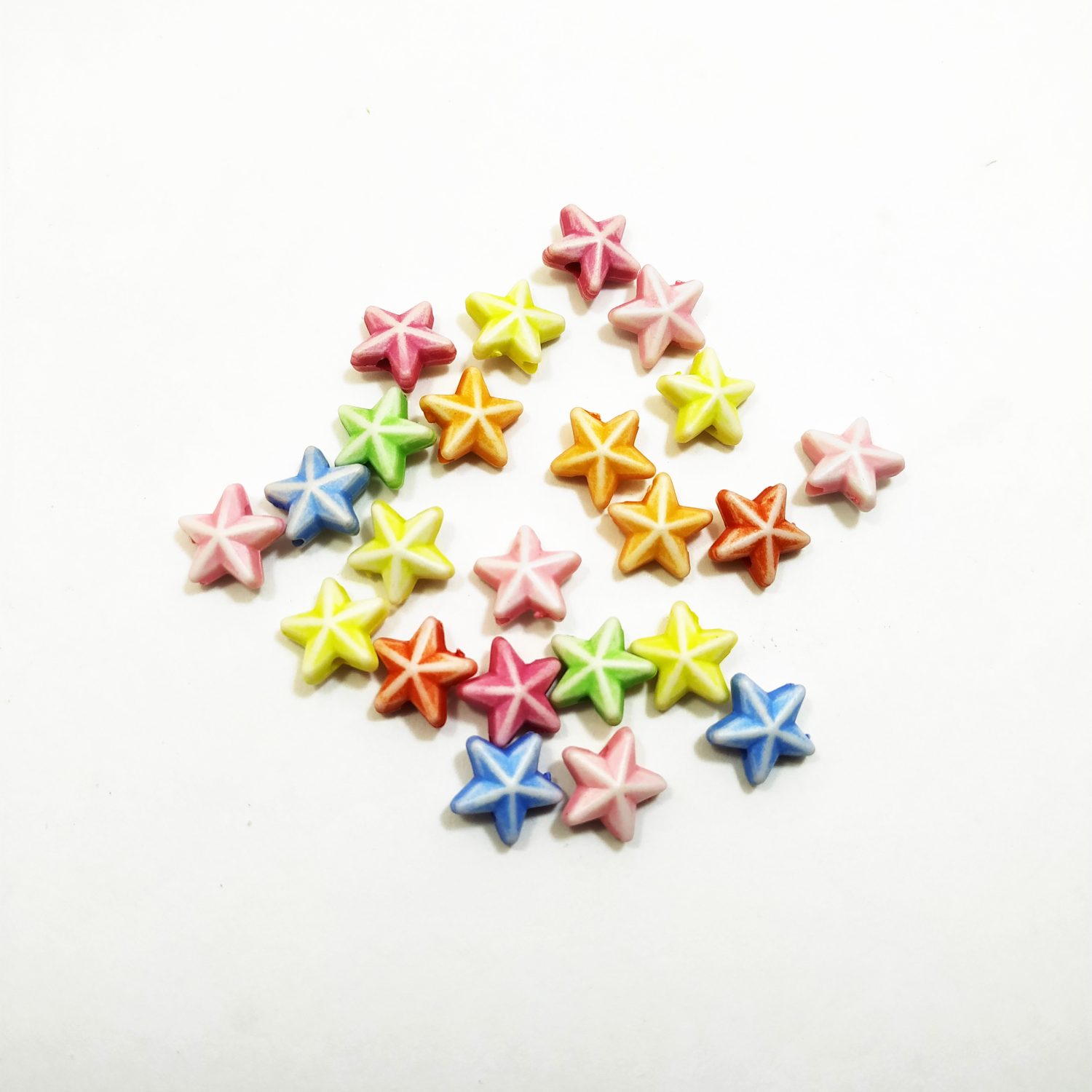 Formita plastico estrella bisel x50