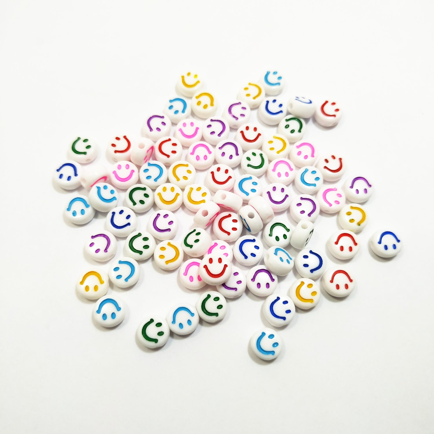 Pastilla carita smile colores fondo blanco x100 unid