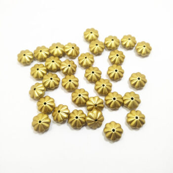 Separador acrilico dorado mate flor x10grs