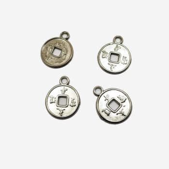 Dije metal moneda china niquel x10