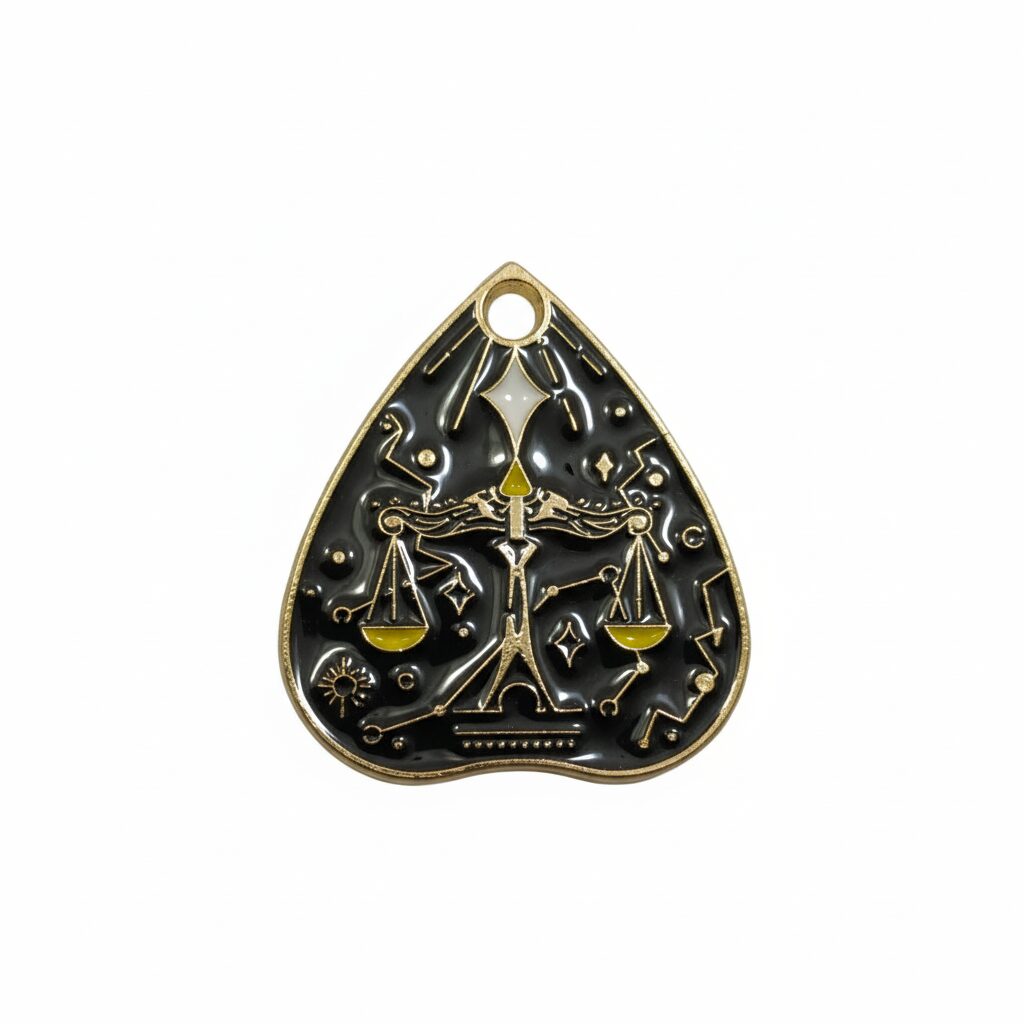 Dije metal planchette ouija balanza