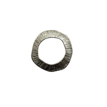 Dije metal argolla plana dibujo