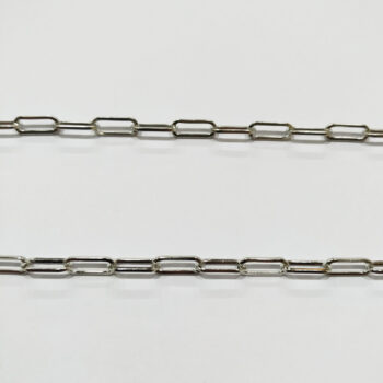 Cadena hierro forcet alargada niquel